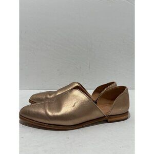 Frye and‎ Co. Flats Women's Fenn D'Orsay pointy Flat Size 9m Metallic Rose Gold